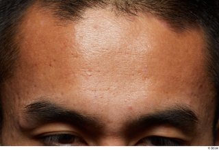 HD Face Skin Akagawa Keisuke eyebrow face forehead skin pores…